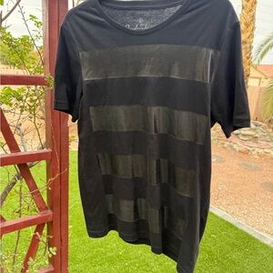 CLOSING SALE! Sérgio K Black Short Sleeve Tee with Crew Neck
